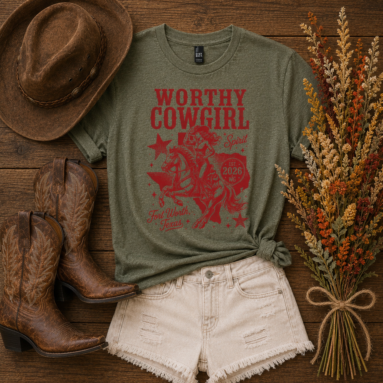 Worthy Cowgirl Spirit Tee